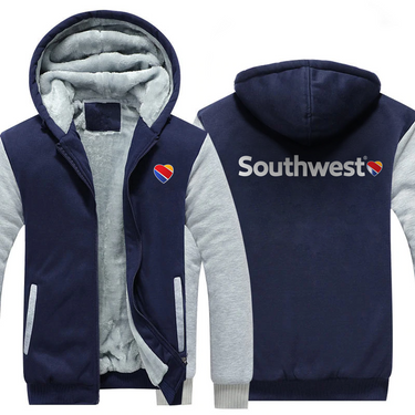 SOUTHWEST AIRLINES JACKETS FLEECE SWEATSHIRT